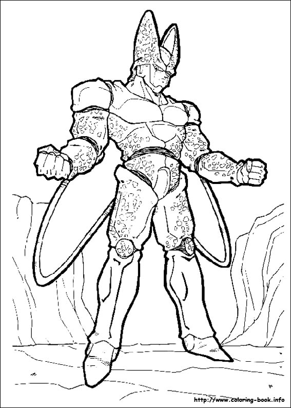 Dragon Ball Z coloring picture